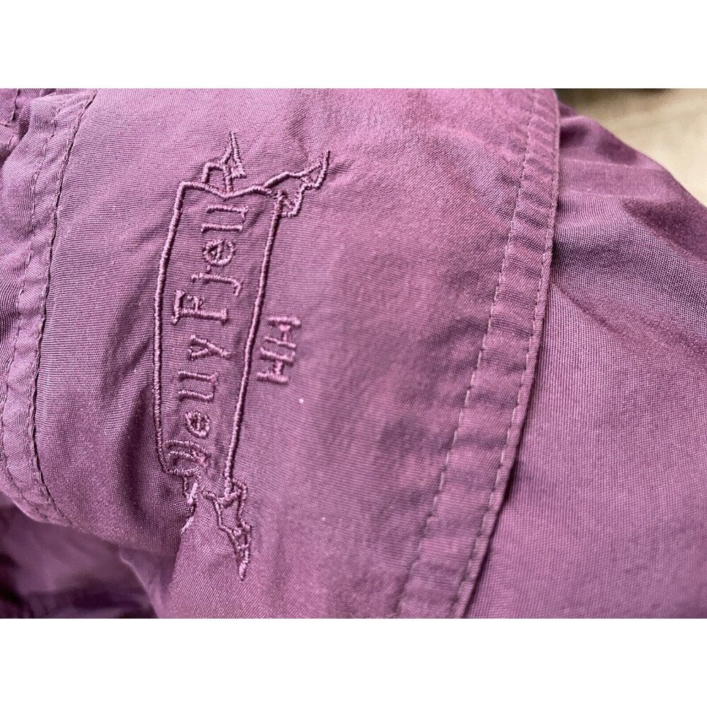 Helly Hansen Men's Medium Purple Full Zip Nylon Jacket Warm - Picture 11 of 13